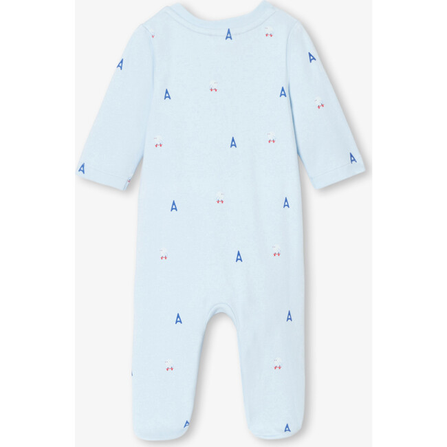 Baby Boy Pajamas In Interlock Blue/Multicolour - Pajamas - 2