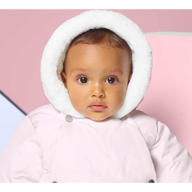 Baby Girl Snowsuit  Pale Pink - Snowsuits - 8