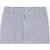 Baby Boy Striped Shorts White/Blue - Shorts - 3