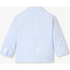 Baby Boy Seersucker Jacket White/Light Blue - Jackets - 2