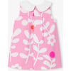 Baby Girl Dress With Plant Motif Pink/Multicolour - Dresses - 5