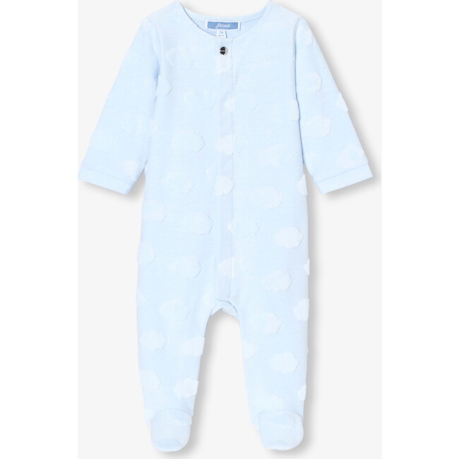 Baby Boy Cloud Pyjamas Pale Blue - Pajamas - 1