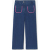 Girl Wide/Leg Jeans Denim Blue - Jeans - 1 - thumbnail