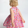 Baby Girl Dress In Liberty Fabric Orange/Multicolour - Dresses - 4