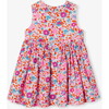 Baby Girl Dress In Liberty Fabric Orange/Multicolour - Dresses - 5