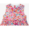 Baby Girl Dress In Liberty Fabric Orange/Multicolour - Dresses - 6