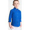 Light Poplin Shirt Royal Blue - Button Downs - 2