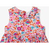 Baby Girl Dress In Liberty Fabric Orange/Multicolour - Dresses - 7