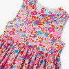 Baby Girl Dress In Liberty Fabric Orange/Multicolour - Dresses - 8