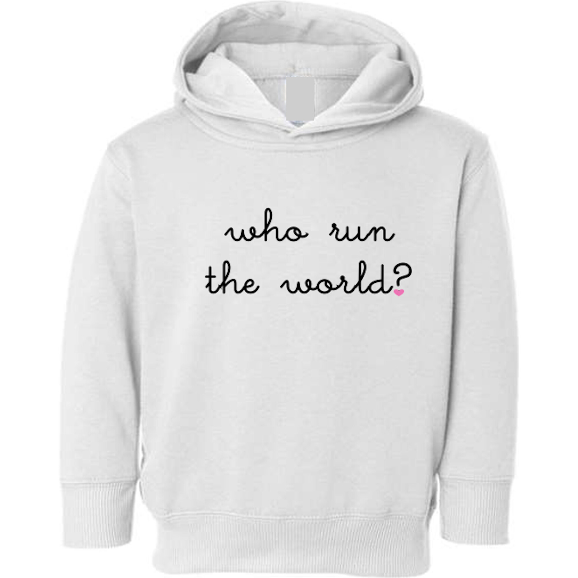 Baby + Kids "Who Run the World?" Pullover Hoodie - Sweatshirts - 1