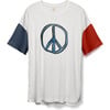 Oversized Unisex Adult Tee, Peace - T-Shirts - 1 - thumbnail