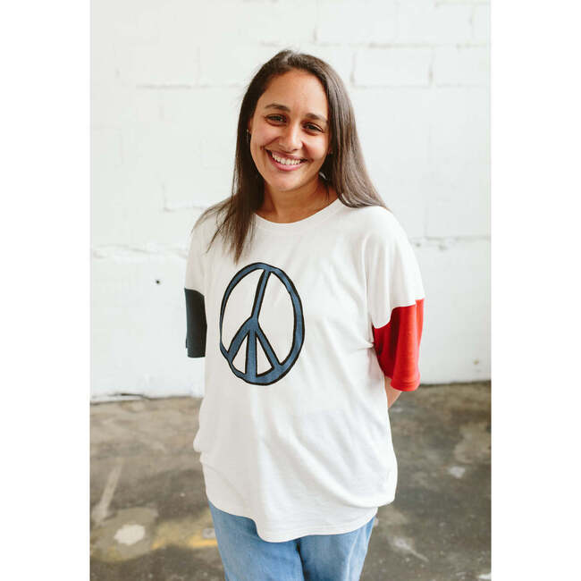 Oversized Unisex Adult Tee, Peace - T-Shirts - 4