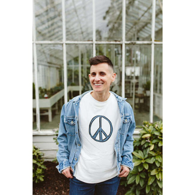 Oversized Unisex Adult Tee, Peace - T-Shirts - 5