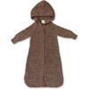 Organic Cotton Knit Baby Wearable Blanket, Bark - Bunting - 1 - thumbnail