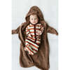 Organic Cotton Knit Baby Wearable Blanket, Bark - Bunting - 5