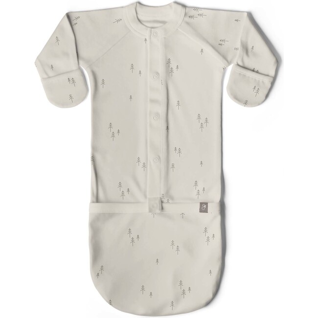 24 Hour Convertible Sleeper Baby Gown, Alpine - Nightgowns - 1