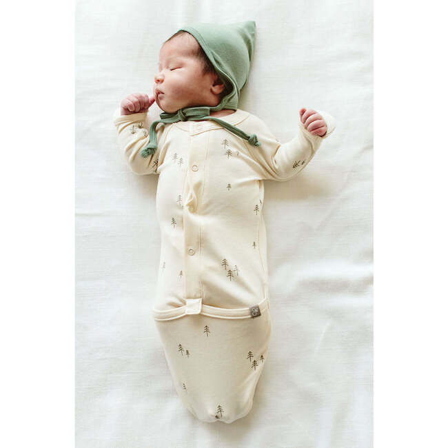 24 Hour Convertible Sleeper Baby Gown, Alpine - Nightgowns - 2