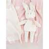 Heart I Love You Blanket Bunny Plush Pink Toy Baby Gift Set - Blankets - 3