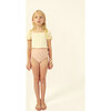 Élisa Block Color Swimsuit Ecru/Nude - One Pieces - 2