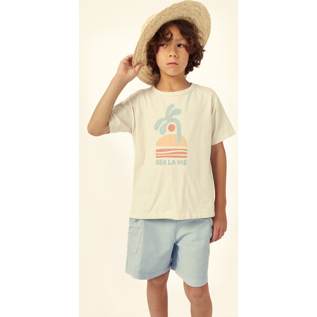 Sea Jersey T-Shirt, Ecru - T-Shirts - 3