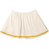 Pauline Swimming Skirt, Ecru/Ochre - One Pieces - 1 - thumbnail