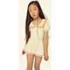 Pauline Swimming Skirt, Ecru/Salmon - One Pieces - 2