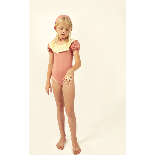 Pauline Swimming Cap, Terracota - Swim Caps - 2