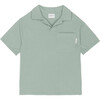 Luca Jersey Polo Shirt, Pale Aqua - Polo Shirts - 1 - thumbnail