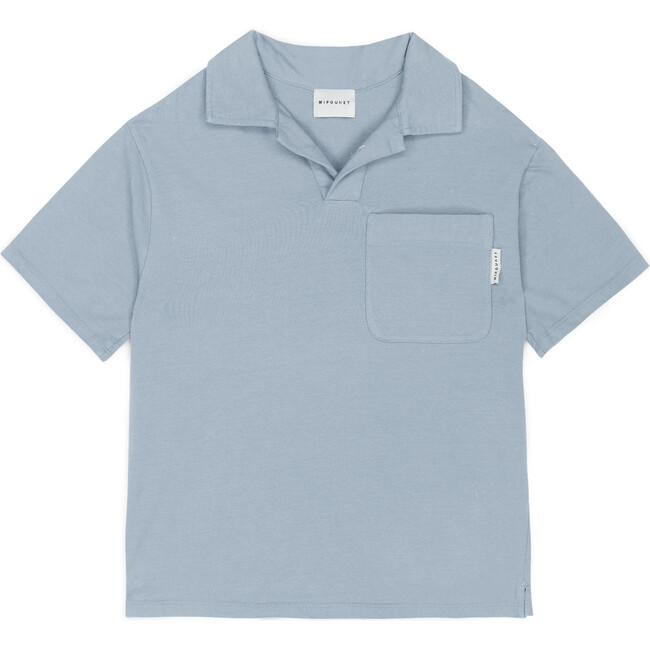 Luca Jersey Polo Shirt, Blue
