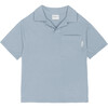 Luca Jersey Polo Shirt, Blue - Polo Shirts - 1 - thumbnail