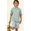 Luca Jersey Polo Shirt, Blue - Polo Shirts - 2