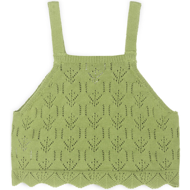 Ines Openwork Top, Green