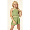 Ines Openwork Top, Green - Shirts - 2