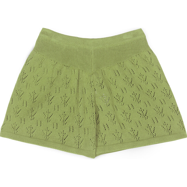 Ines Openwork Short, Green
