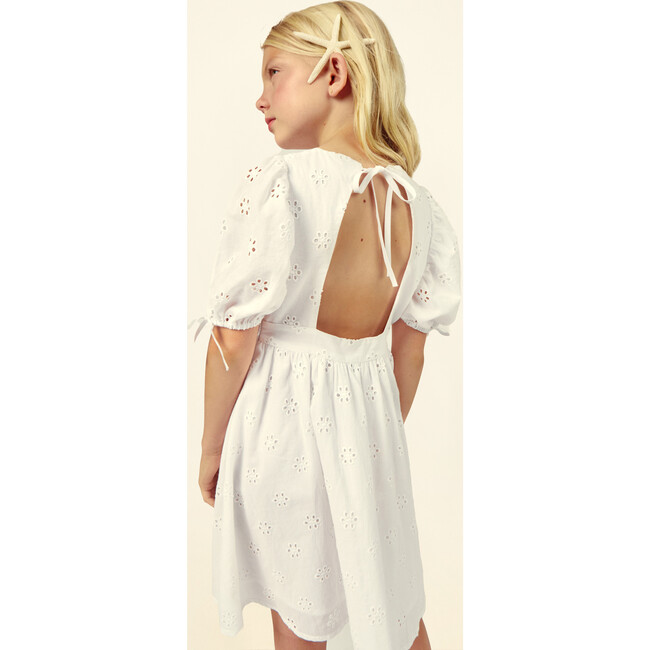 Lisa Swiss Lace Flower Dress - Dresses - 3