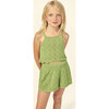 Ines Openwork Top, Green - Shirts - 4