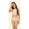 Miuccia Collared Swimsuit, Nude - One Pieces - 2