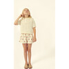 Florence Cotton Polo Ecru - Polo Shirts - 3