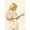Elise Muslin Ruffle Pant, Ecru - Pants - 3