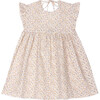 Diana Muslin Dress, Cream/Pink - Dresses - 1 - thumbnail