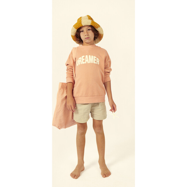 Dreamer Jersey Sweatshirt, Apricot - Sweatshirts - 4