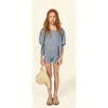 Dakota Openwork Cardigan, Blue - Cardigans - 2