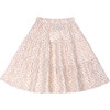 Diana Muslin Skirt, Cream/Pink - Skirts - 1 - thumbnail