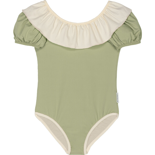Bella Ruffle Swimsuit Green