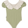 Bella Ruffle Swimsuit Green - One Pieces - 2