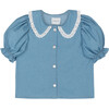 Aroa Denim Blouse - Blouses - 1 - thumbnail