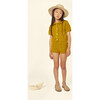 Bimba Cotton Openwork Cardigan Ochre - Cardigans - 3