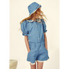 Aroa Denim Hat, Ligh Blue - Hats - 3