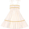 Anette Muslin Dress Ecru/Ochre - Dresses - 1 - thumbnail