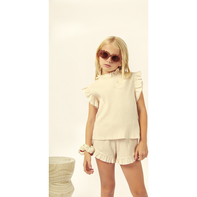 Charlotte Jersey Short Ecru - Shorts - 3